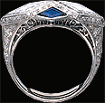 Platinum Mint Condition Art Deco Ring